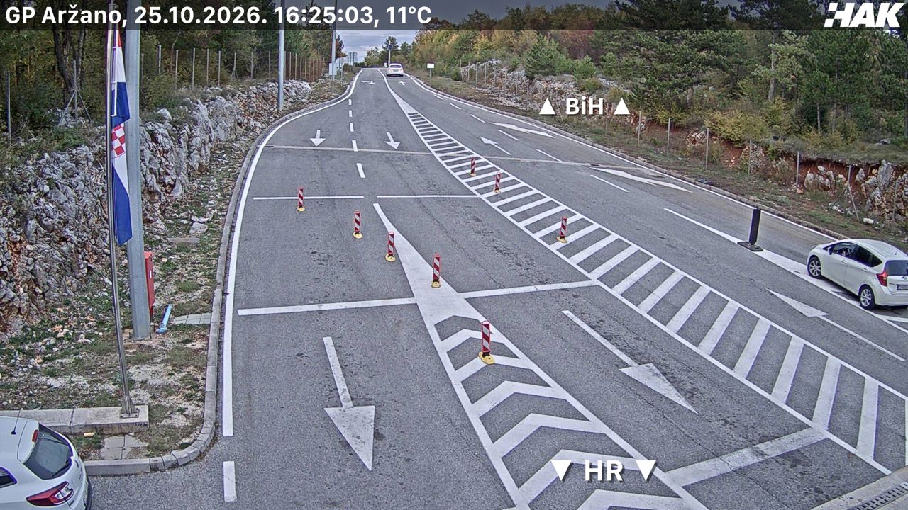 Kamera uživo na graničnom prelazu Arzano
