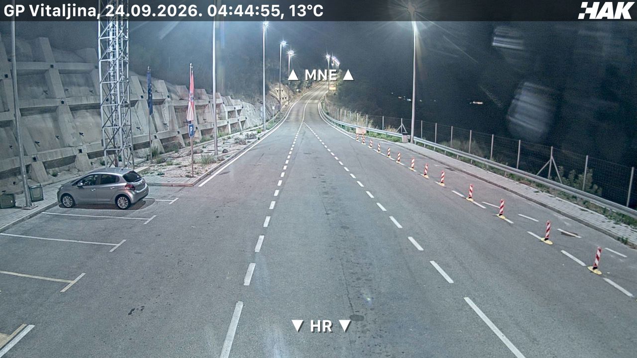 Kamera uživo na graničnom prelazu Vitaljina